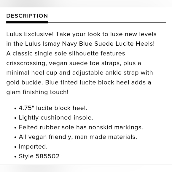 LULU'S | Ismay lucite heel blue suede heels - Picture 12 of 13